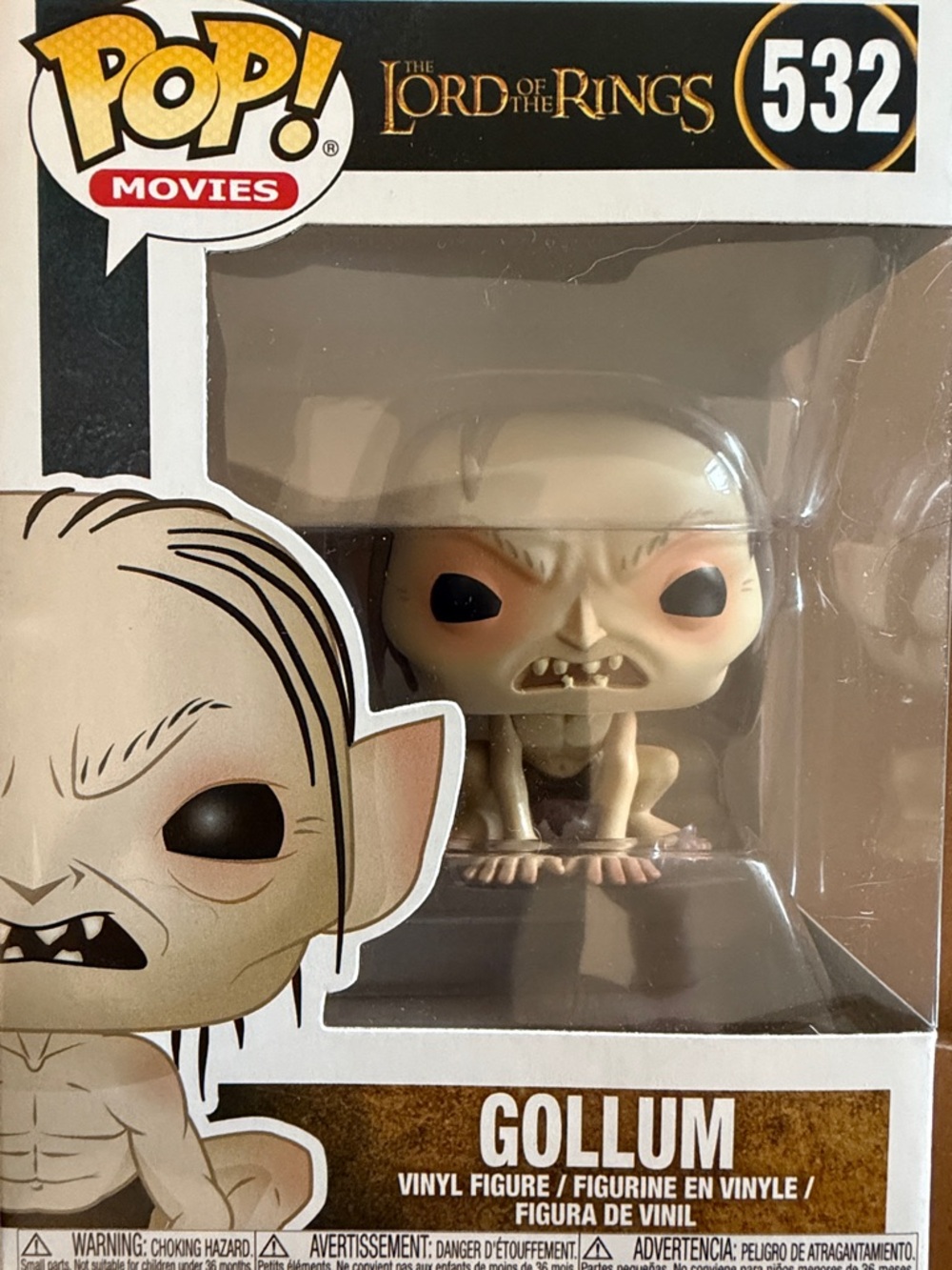 Funko Pop Lord of the Rings Gollum #532 Vinyl Figure